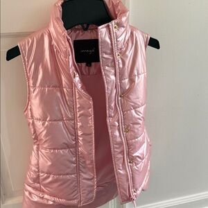 Imoga Shiny Pink Quilted Vest